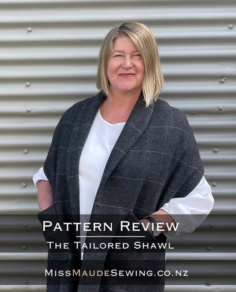 tailored shawl sewing pattern review