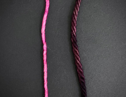 single vs plied yarn structure