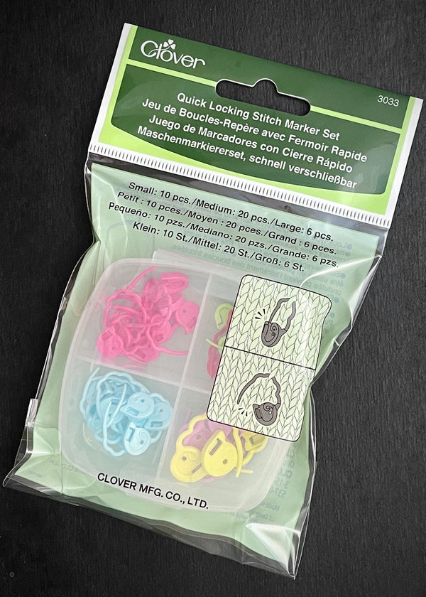 Clover Small Stitch Markers Triangle