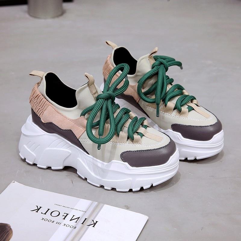 Women Platform Sneakers Height 