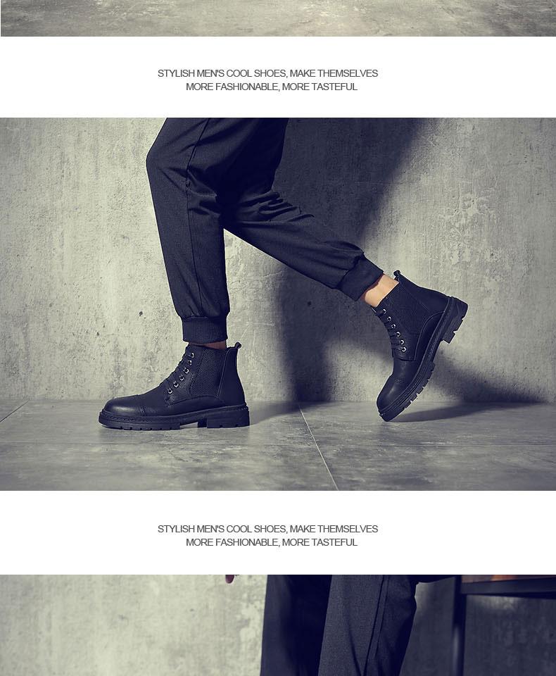 mens designer lace up boots