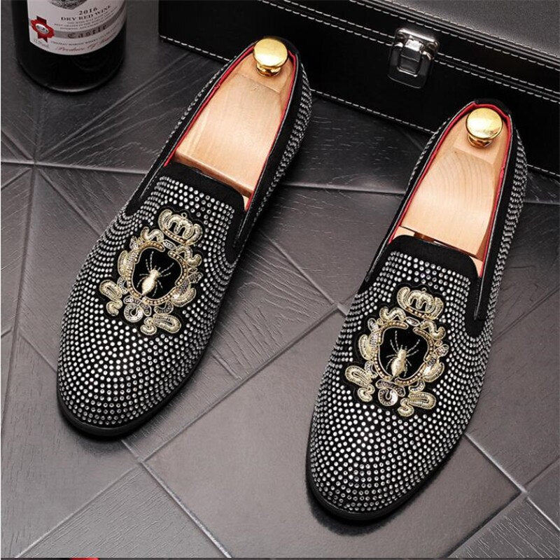 mens diamond dress shoes