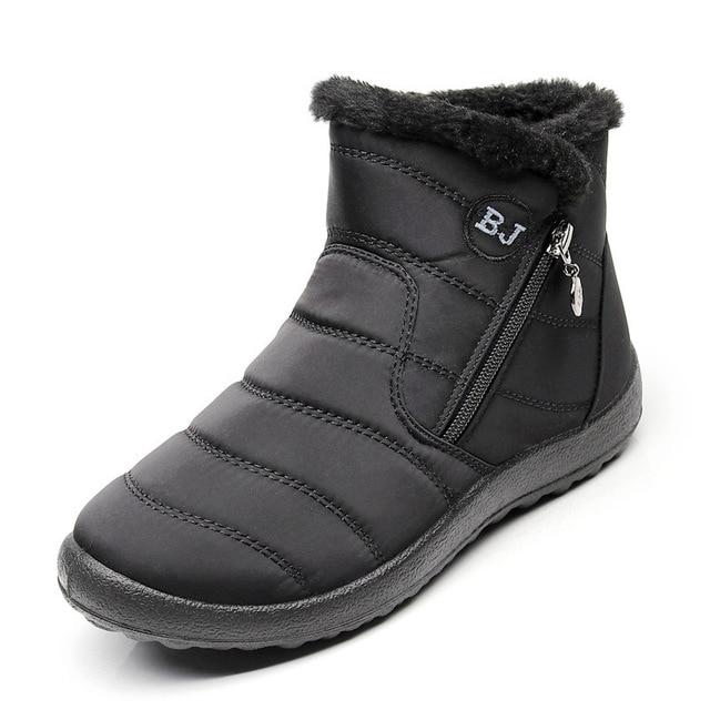 women's winter boots with zipper