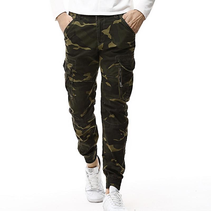 elastic camo pants