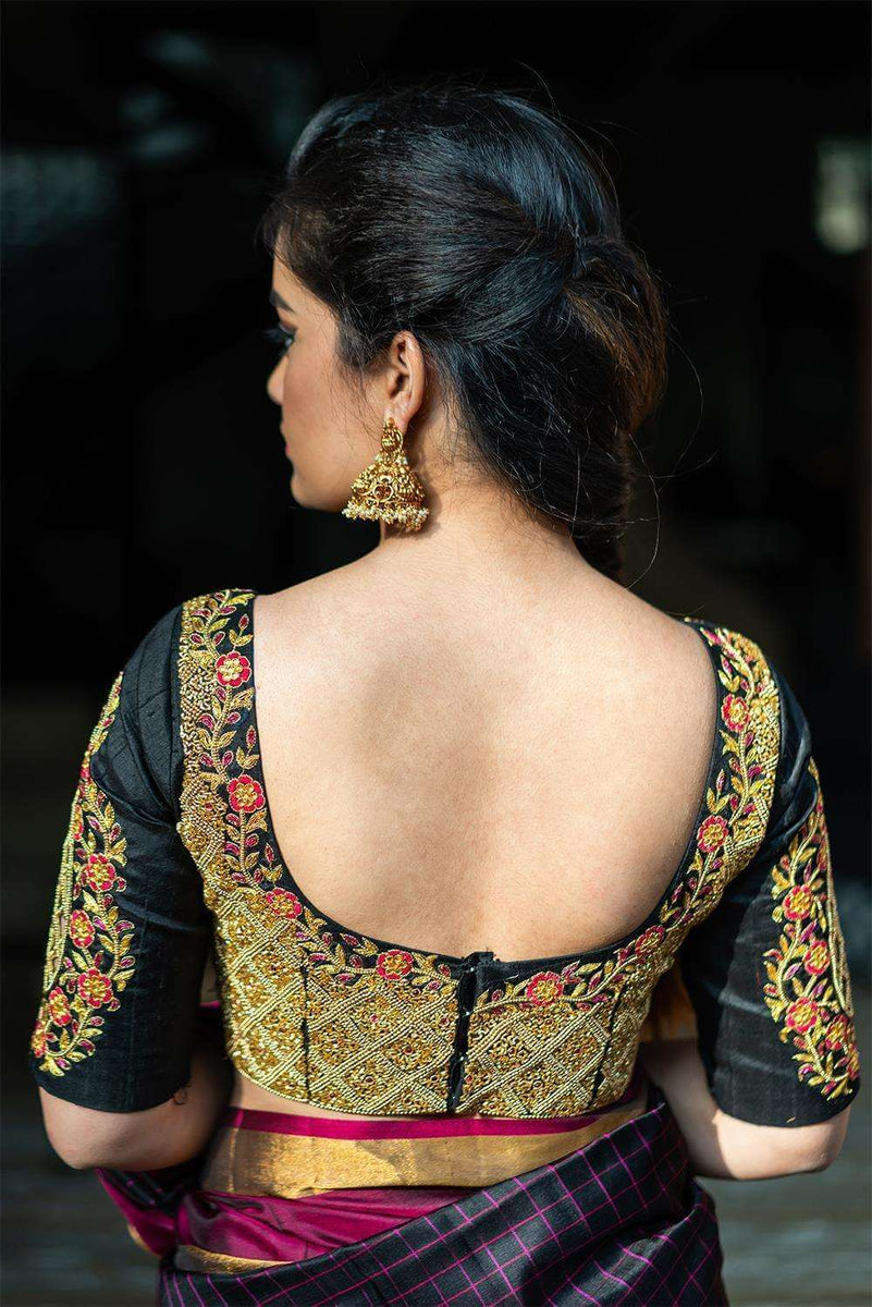 Avantibai - Hand embroidered blouse – House of Blouse