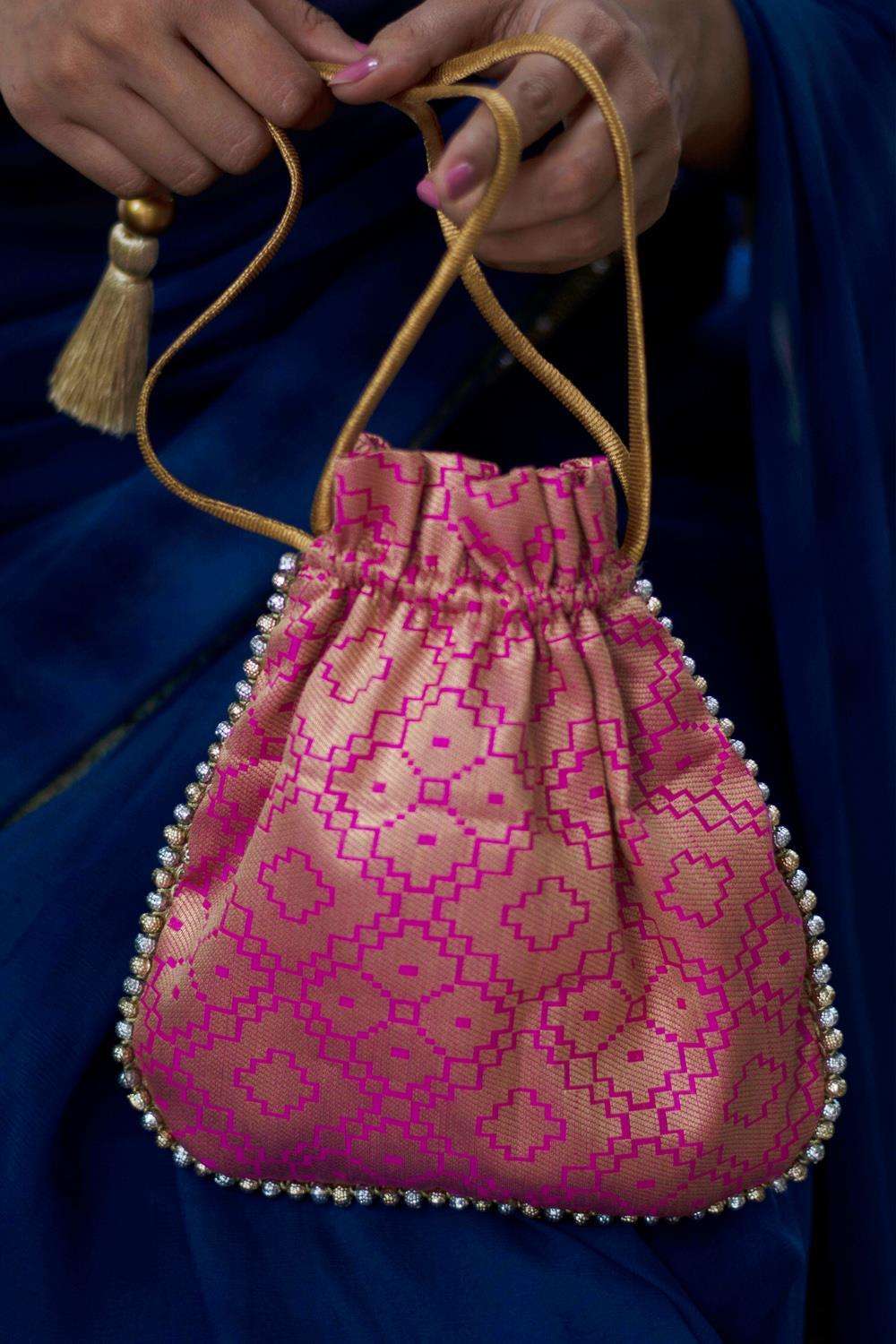 brocade potli bags