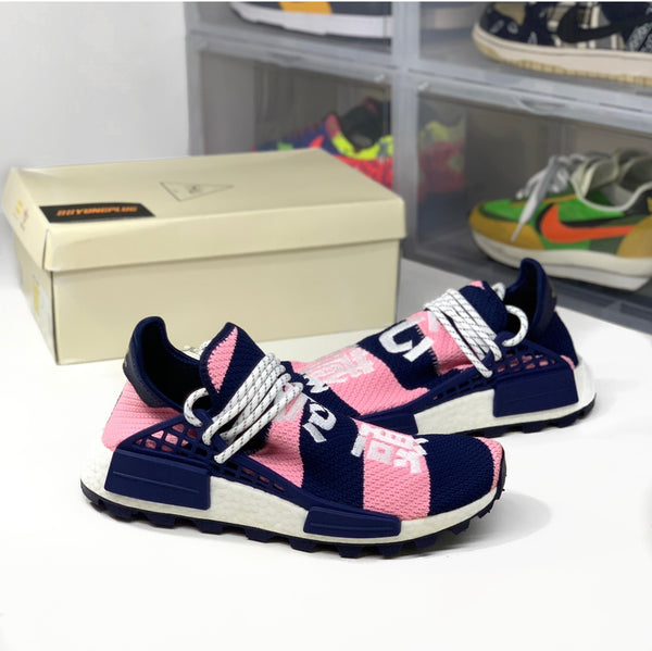 adidas nmd hu pharrell x billionaire boys club navy pink