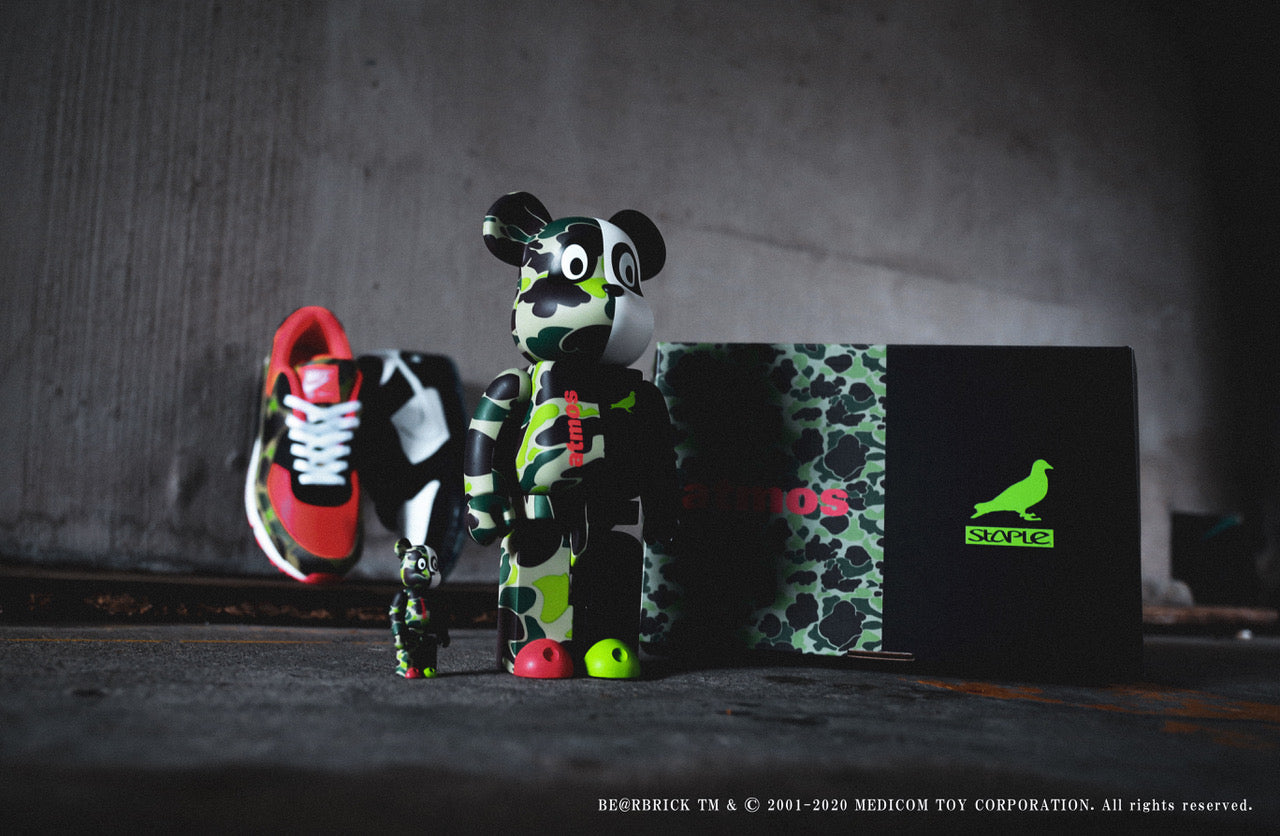 BE@RBRICK atmos x STAPLE #3 100% & 400%