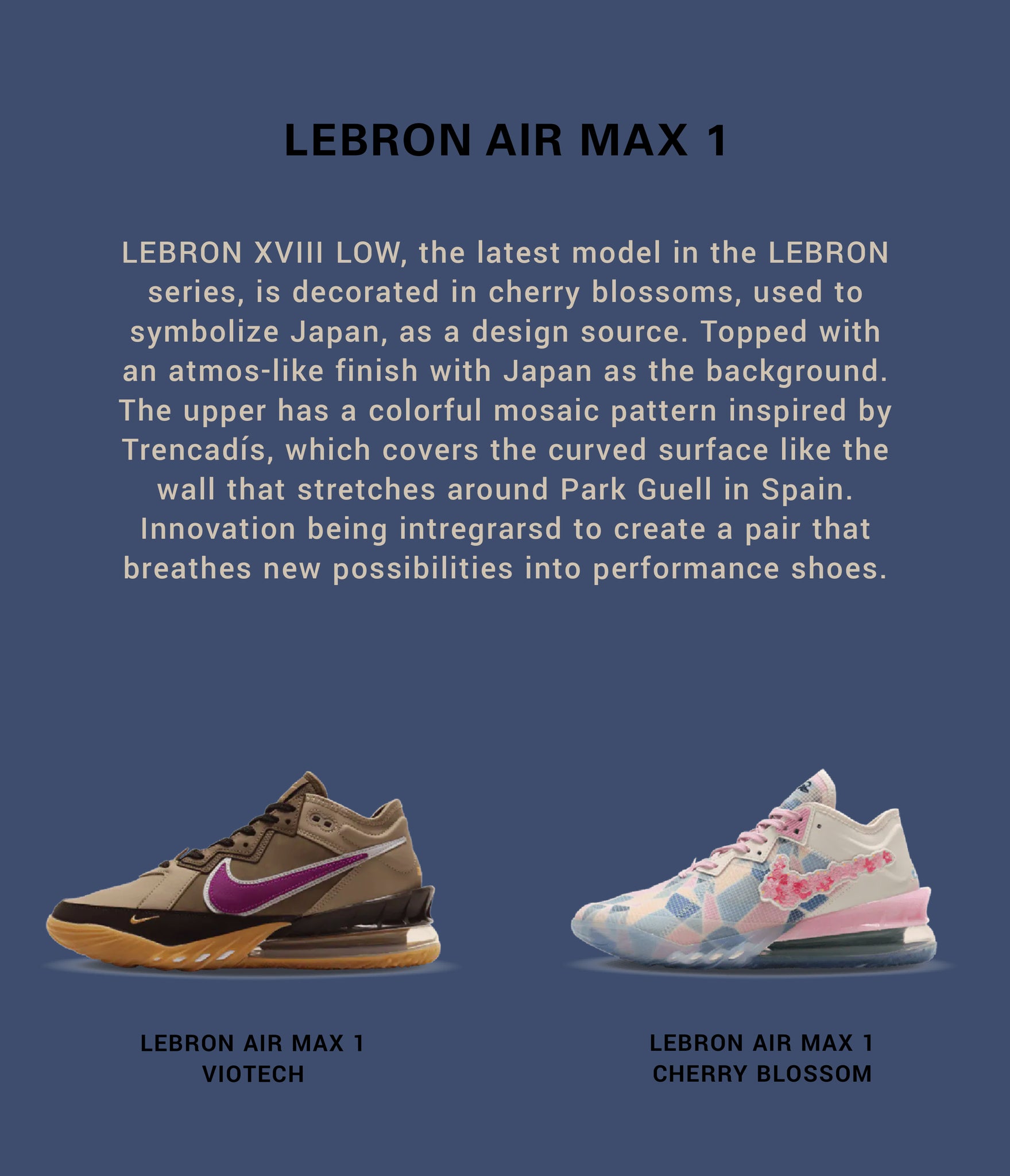 LeBron 18 Low x atmos 'Cherry Blossom' Release Date. Nike SNKRS ID