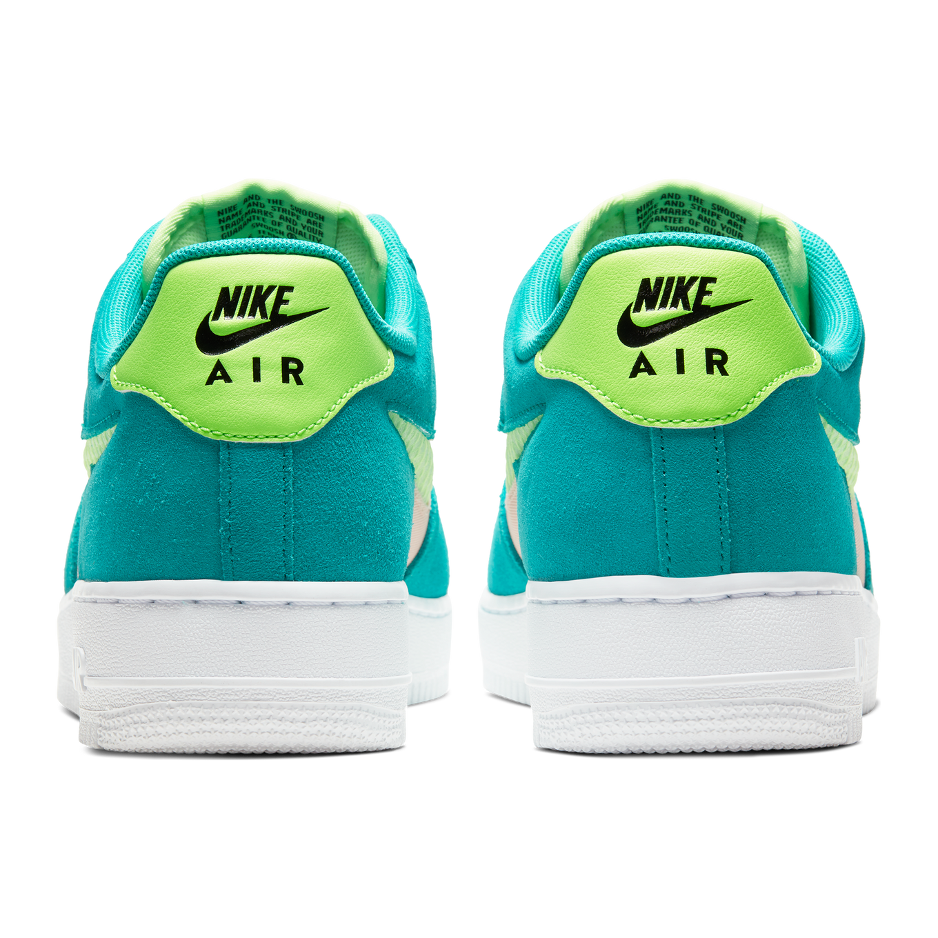 air force 1 aqua swoosh