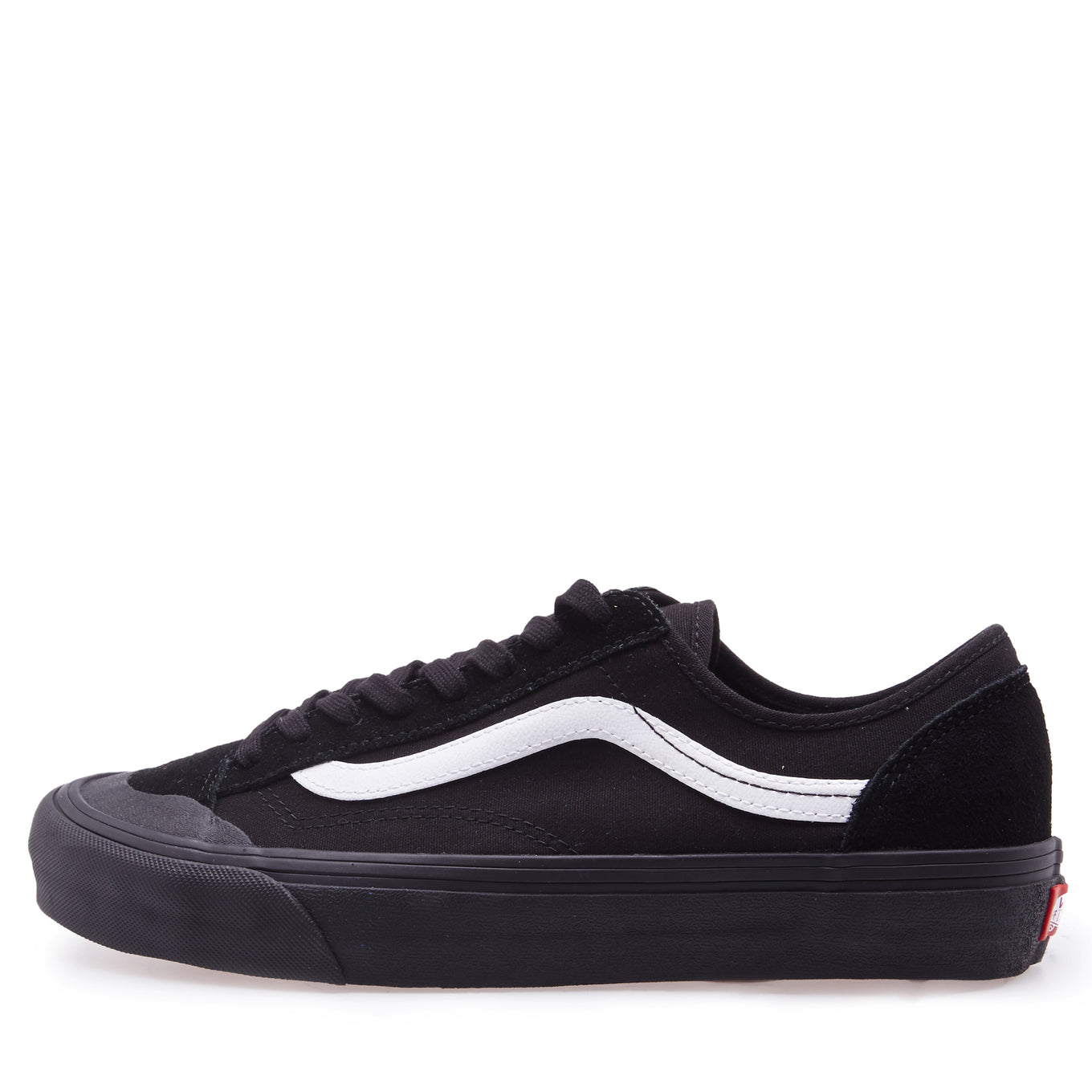 vans style 36 black white