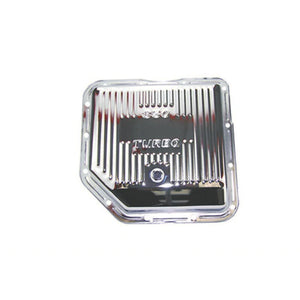 SP7491 GM TURBO 350 CHROME FINNED ALUMINUM TRANSMISSION PAN - The Speedshop
