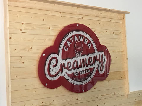 Catawba Creamery Interior Sign