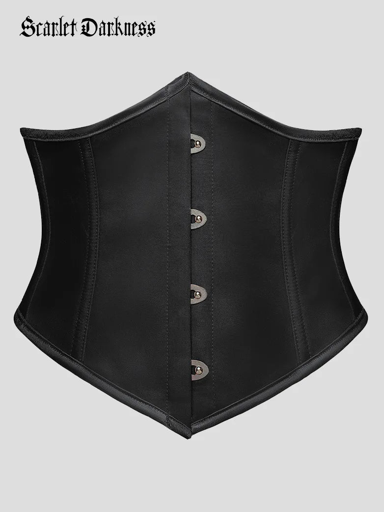 Women Renaissance Metal Hook Front Waist Cincher