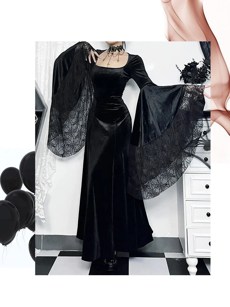goth lace dress