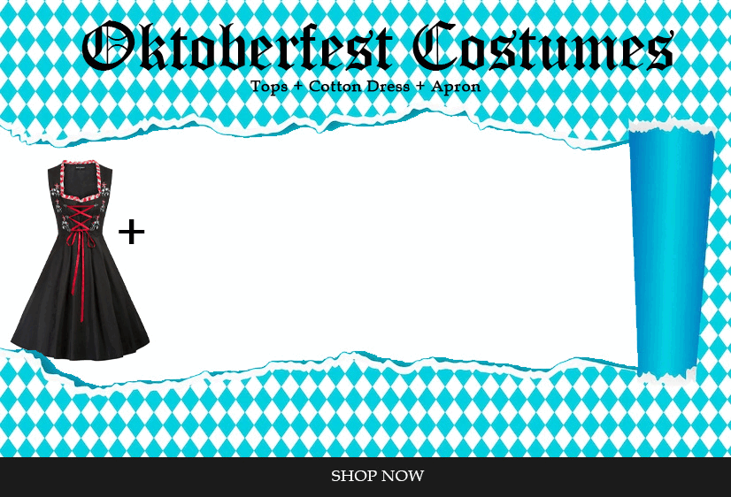 German Bavarian Oktoberfest Costumes Carnival Dress