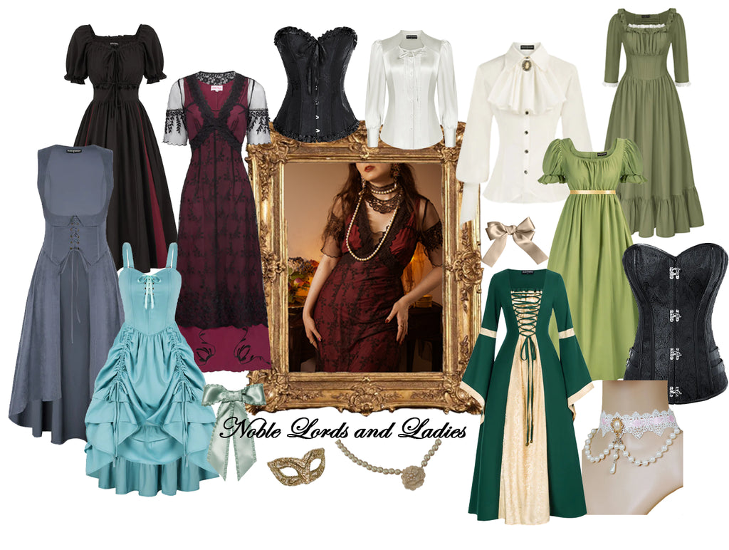 Renaissance Faire Costume Ideas Noble Lords and Ladies: 
