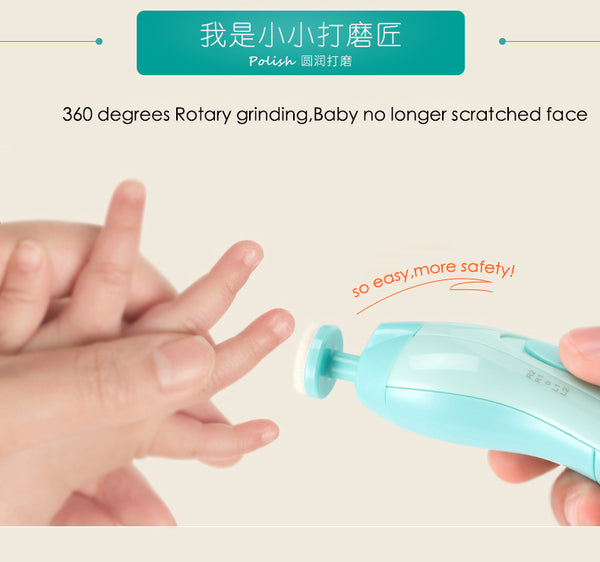 Electric Baby Nail Trimmer Baby Scissors Babies Nail Care Safe Nail Cl