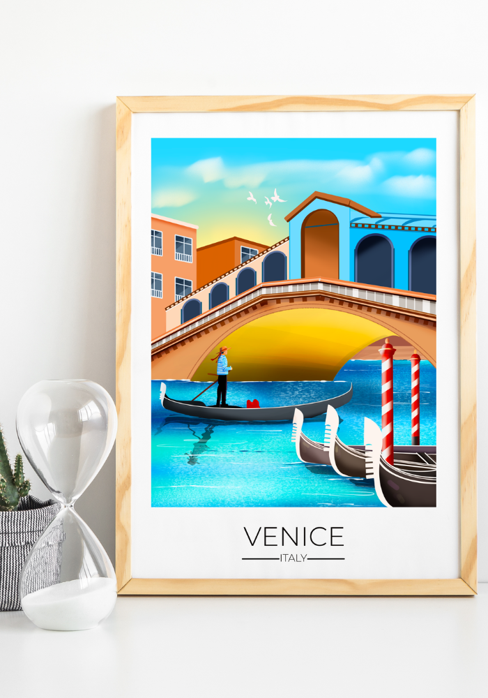 Venice Travel Poster