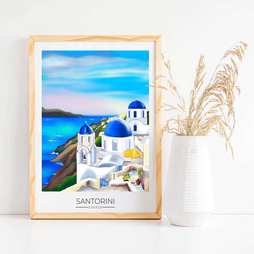 Santorini Wall Art