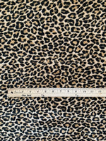 Corduroy Velvet Fabric: Leopard Print