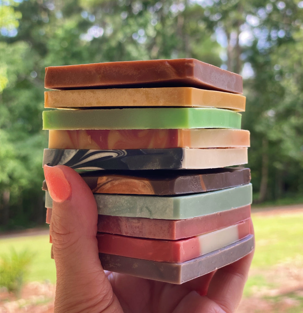 **Best Smellers of FALL - (10 soap samples w/soap pouch)