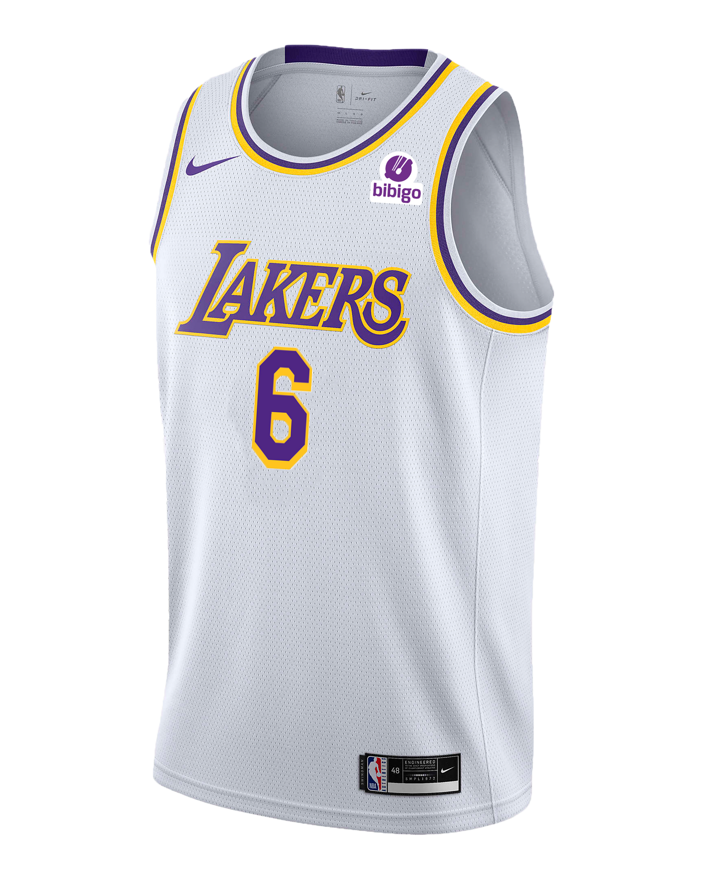 Angeles James #6 Association Swingman Jersey – Lakers Store
