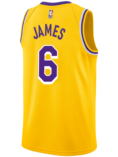 Pro Standard Mens 2XL NBA Los Angeles Lakers Lebron James #6