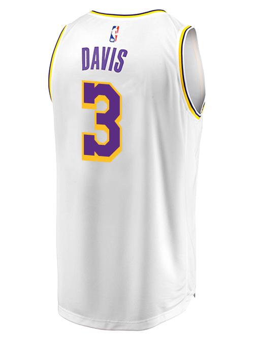 davis lakers jersey