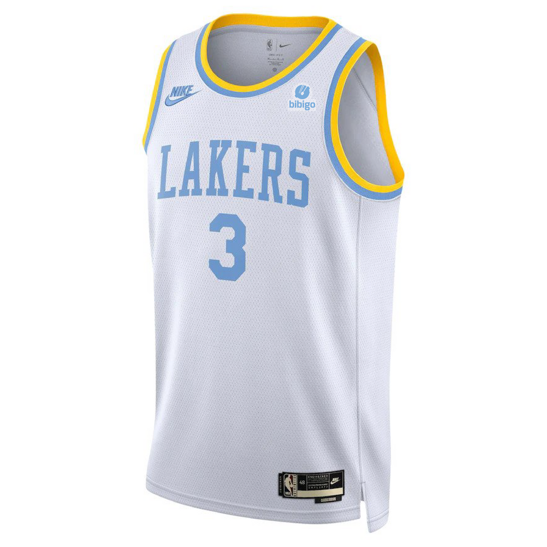 Men's LeBron James Los Angeles Lakers Nike City Edition Swingman Jersey  2XL 56