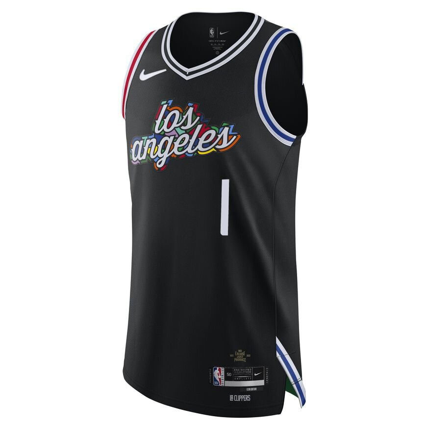 Nike NBA Dri-Fit LA Clippers Long Sleeve Warm Up Shirt 3XL-T