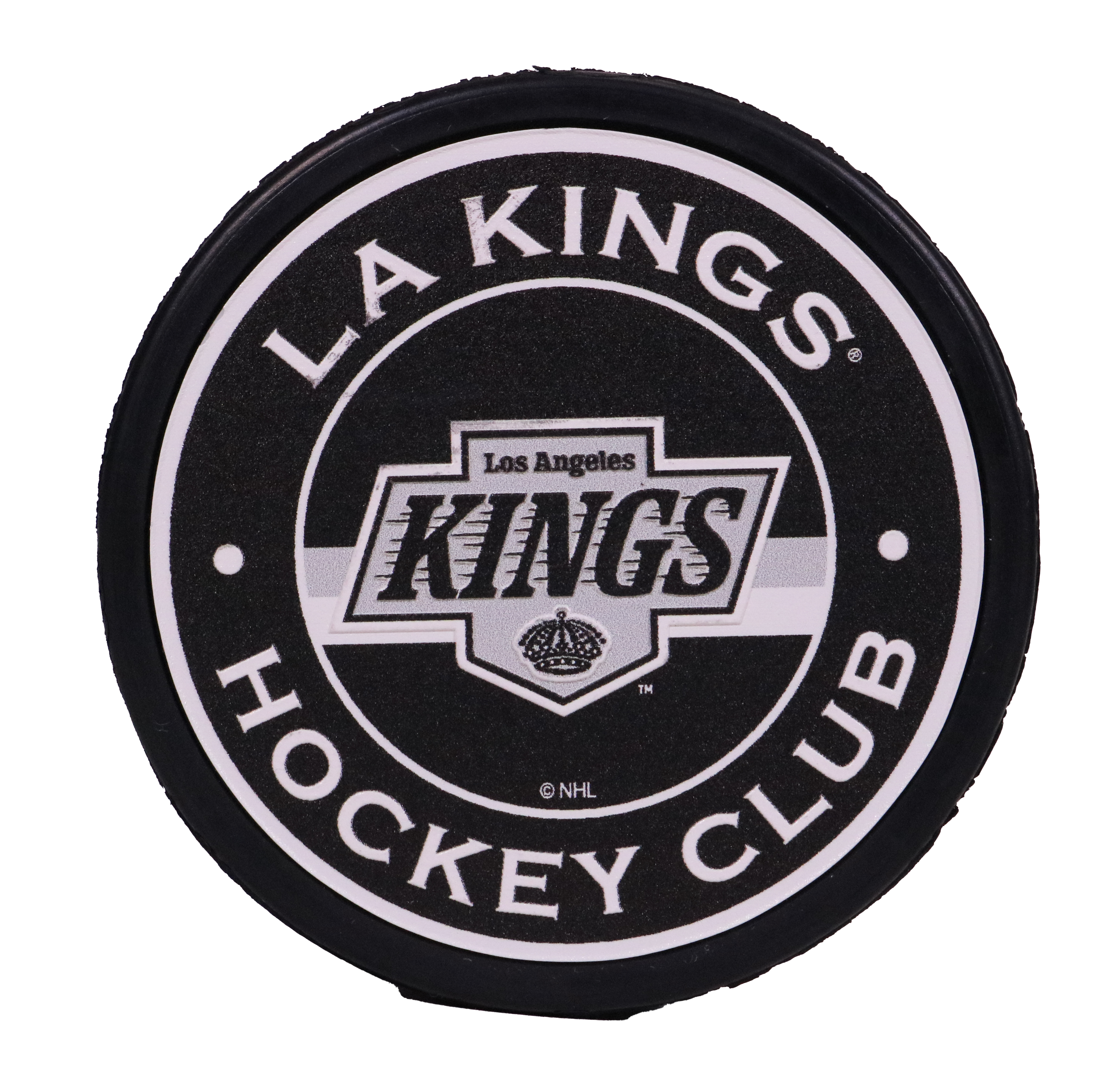 Image of LA Kings Primary Logo Stripe Puck