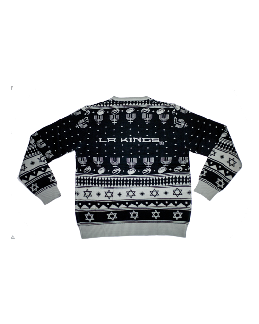 Los Angeles LA Kings NHL Hockey Candy Cane Christmas Ugly Sweater