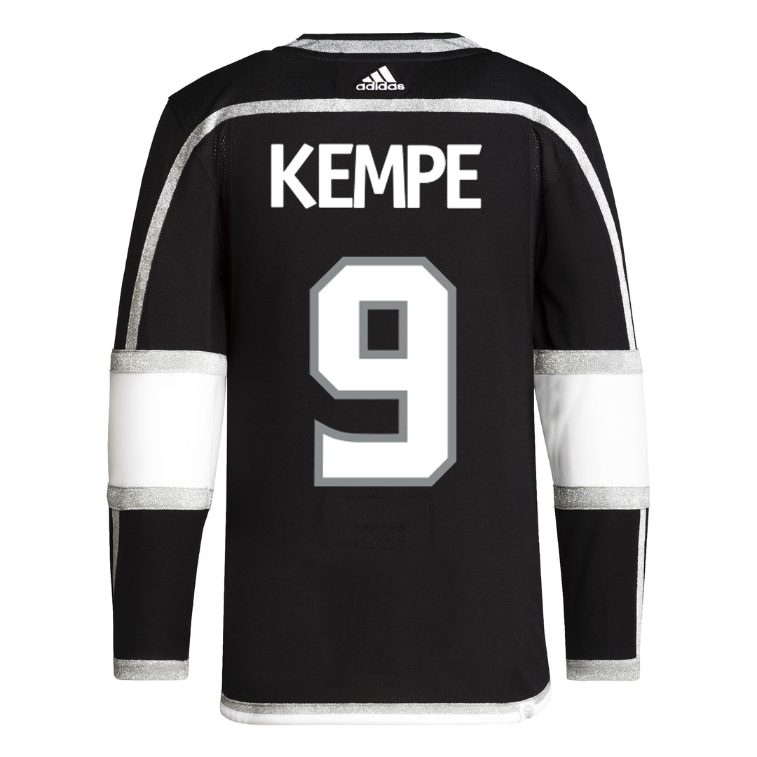 NHL LA Kings With Dodgers 9 Adrian Kempe Black Adidas Men Jersey