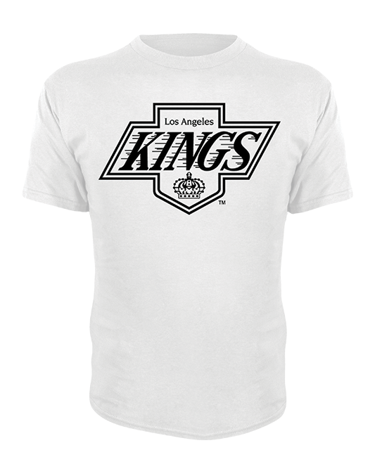 Sportiqe La Kings Mens Chevy Logo Schwarber Short Sleeve Tee - Grey/Black L
