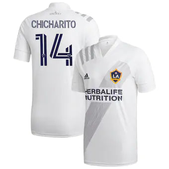 Youth LA Galaxy Chicharito adidas White 2022 City of Dreams Kit Replica  Player Jersey