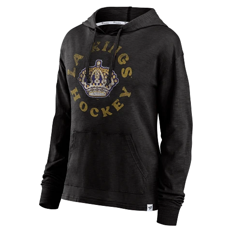 Los Angeles Kings Reverse Retro 22 LS Snow Washed Po Hoodie S
