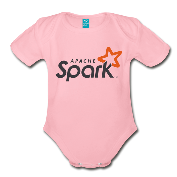 Spark Organic Onesie - light pink