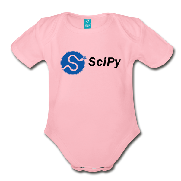 SciPy Organic Onesie - light pink