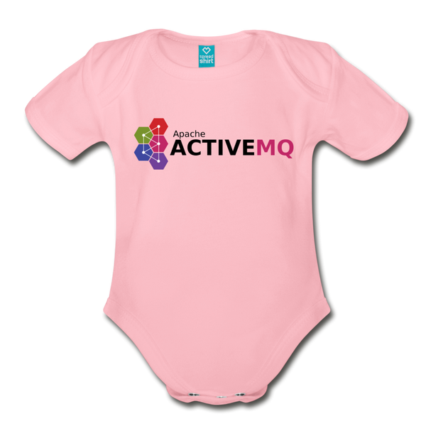 ActiveMQ Organic Onesie - light pink