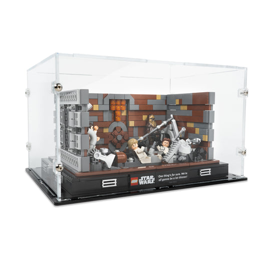 BrixBoxDisplay case for LEGO® Star Wars™ Death Star Trench Run Diorama -  75329 - BrixBox