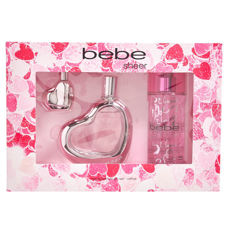 Bebe Sheer By Bebe 100ml Edp 3 Piece Gift Set Perfume Nz