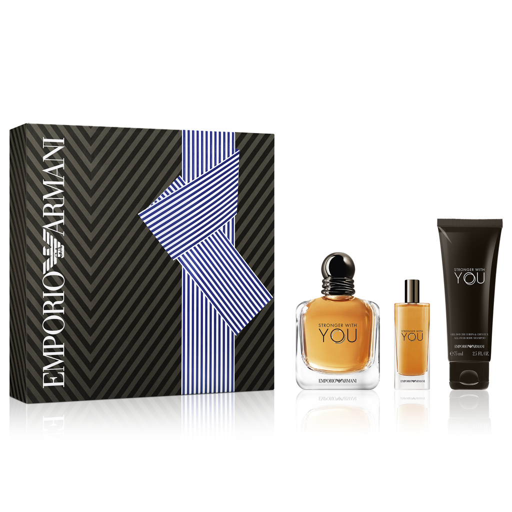 giorgio armani stronger with you gift set