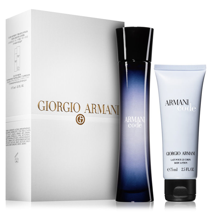 giorgio armani code gift set 75ml - 60 