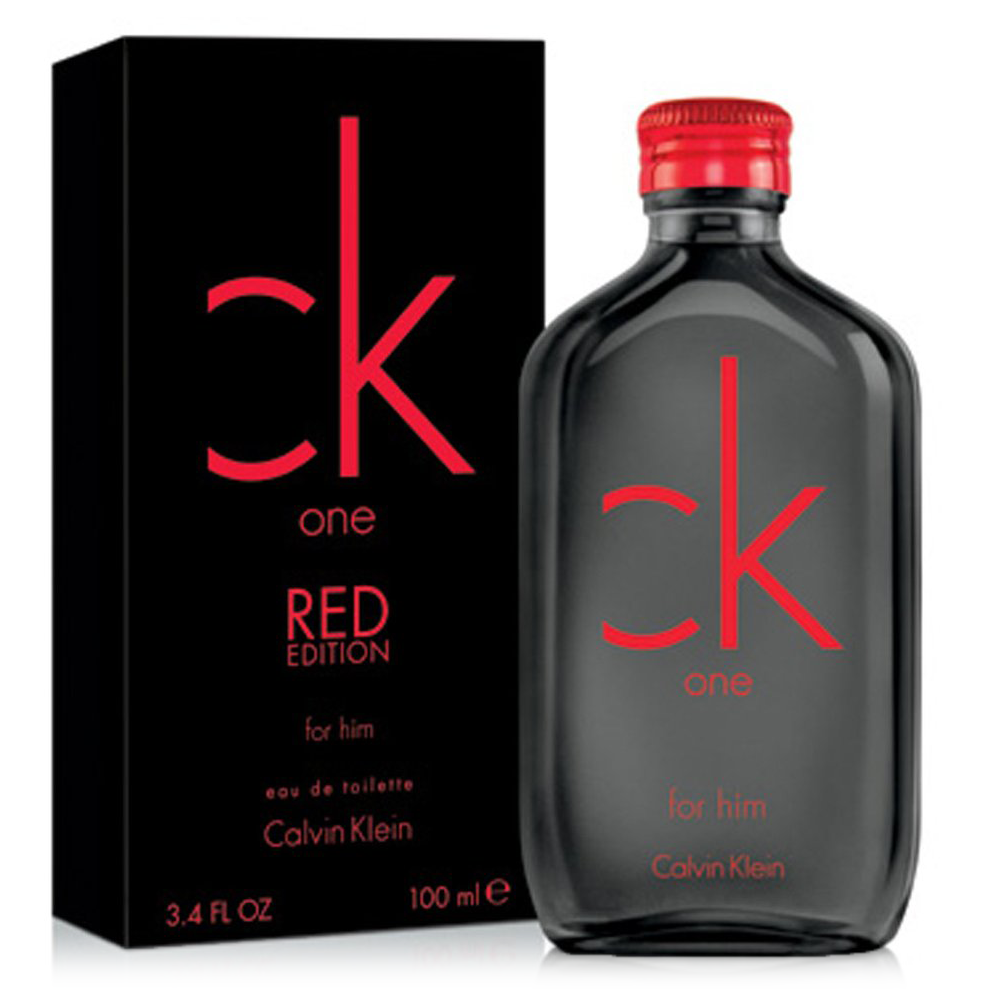 ck one red edition for him