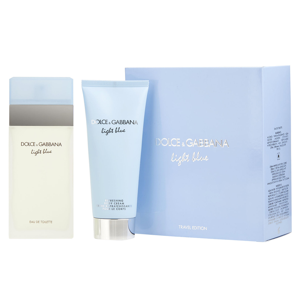 dolce & gabbana light blue perfume gift set