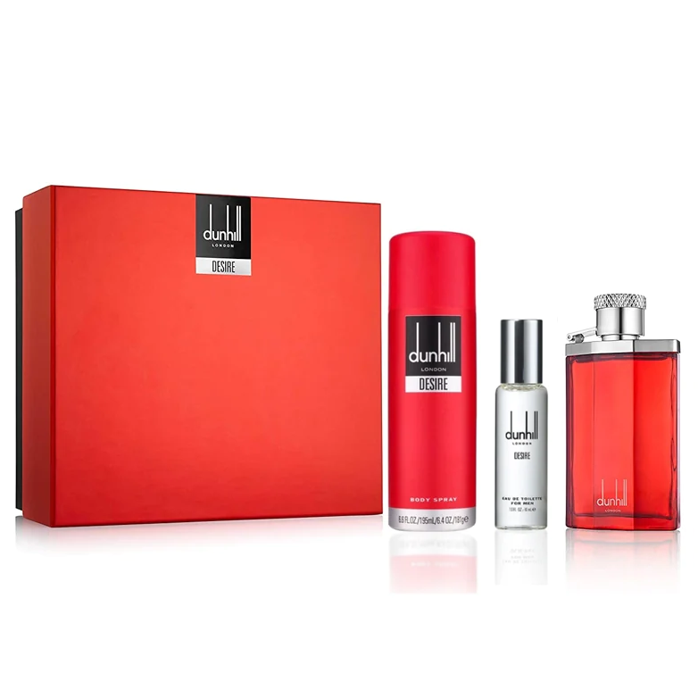 Desire Red by Dunhill 100ml EDT 3 Piece Gift Set | Perfume NZ