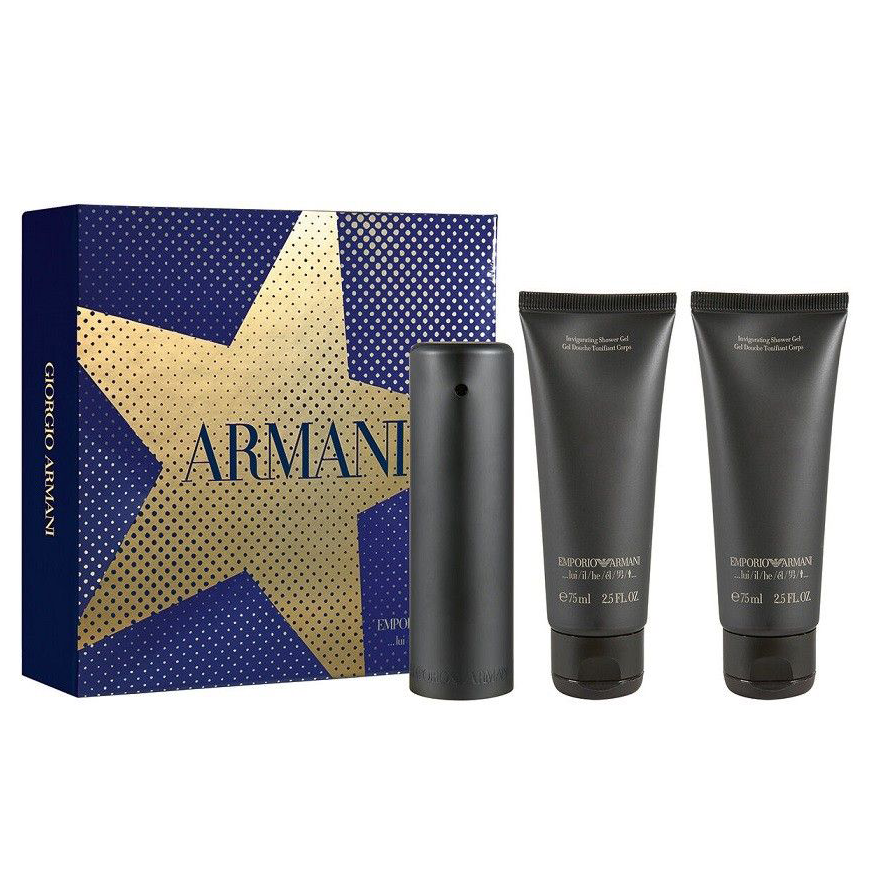 Emporio Armani by Giorgio Armani 50ml EDT 3 Piece Gift Set | Perfume NZ