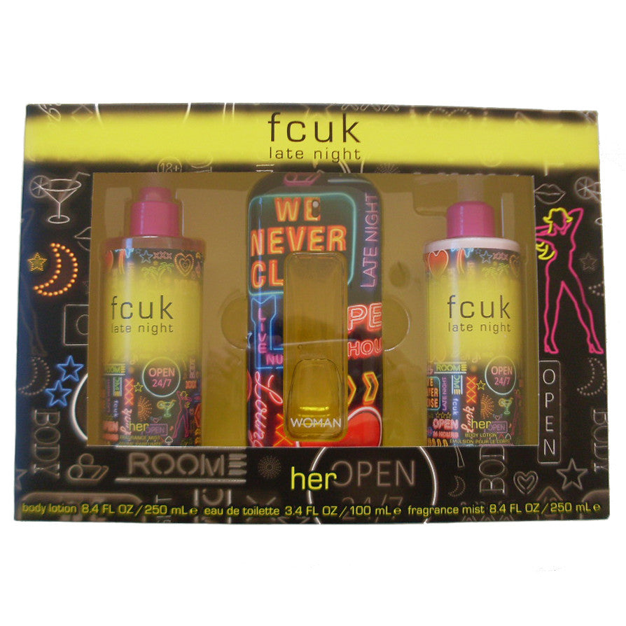 fcuk perfume for her gift set