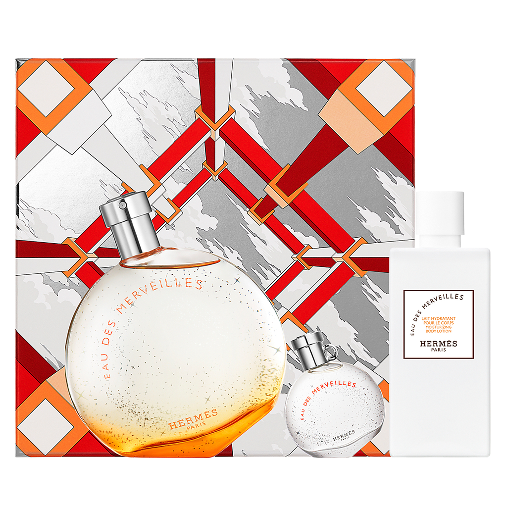 hermes eau des merveilles gift set